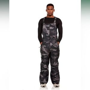 Arctic Quest Mens Insulated Snow and Ski Bib Overalls Snow Pants
